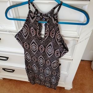 Mini dress with a straps. Perfect for a night out